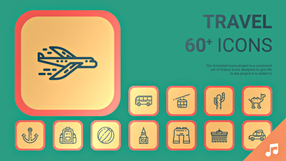 Travel and Trip - Icons and Elements