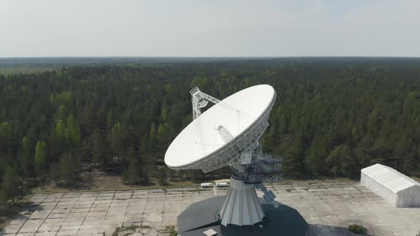 Radio Observatory Irbene Rt32, Stock Footage 