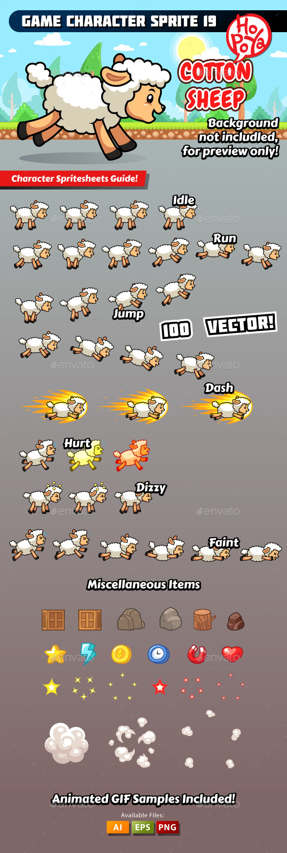 Game Character Sprite 19 - Sprites Game Assets