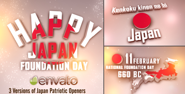 Japan Patriotic Openers - VideoHive 19367672