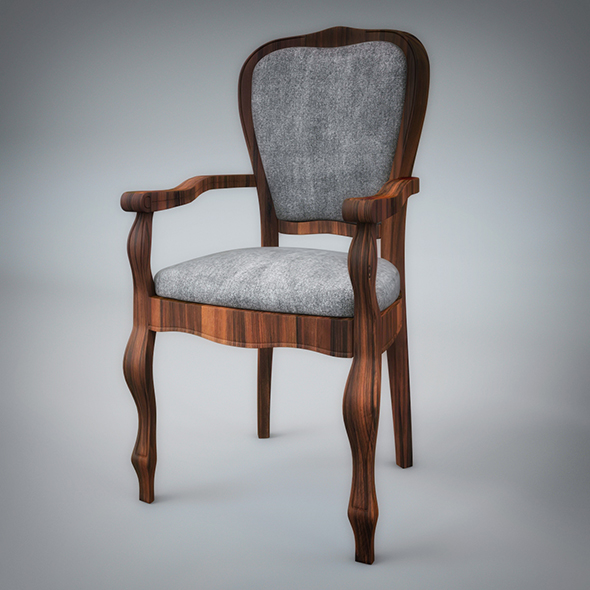 Wooden Chair - 3Docean 19367688