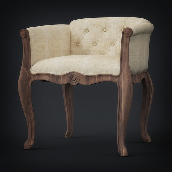 Wooden Chair - 3Docean 19367749