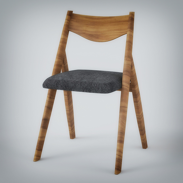 Wooden Chair - 3Docean 19367757