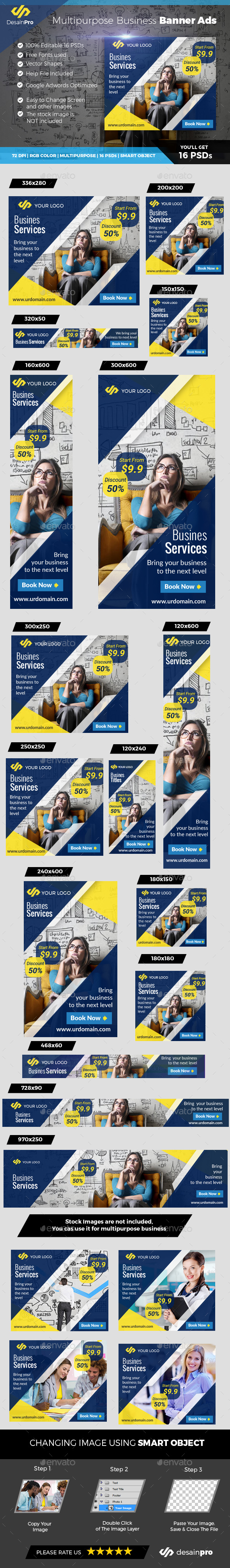 Business Banner Ads - Banners & Ads Web Elements
