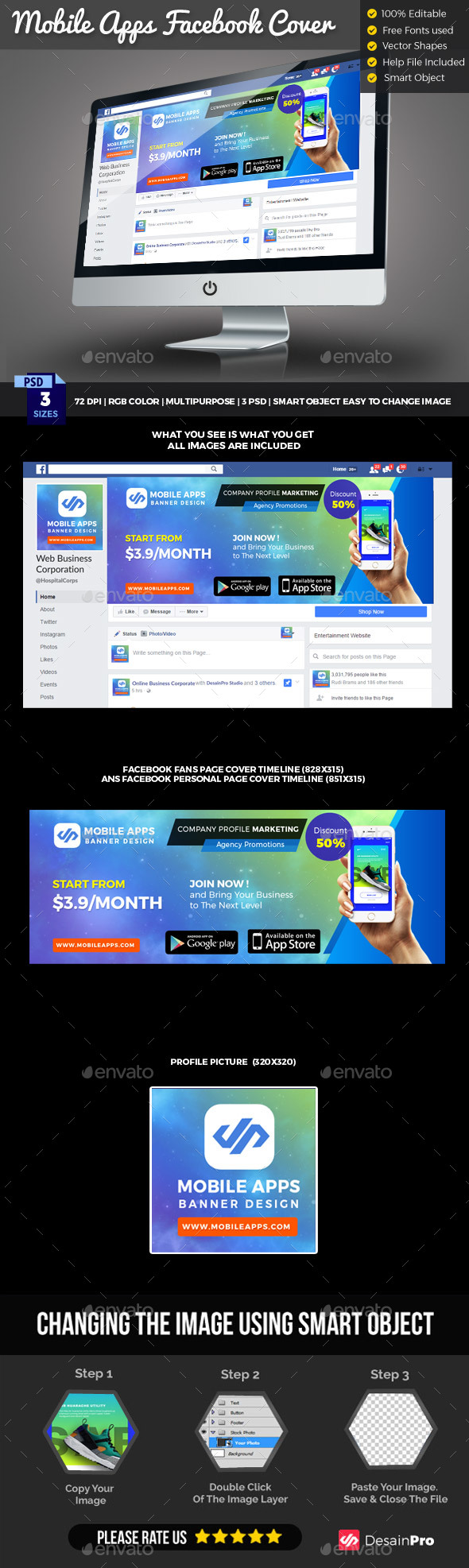 Mobile App Facebook Cover Timeline - Facebook Timeline Covers Social Media
