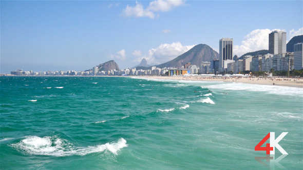 Ocean Waves on Copacabana