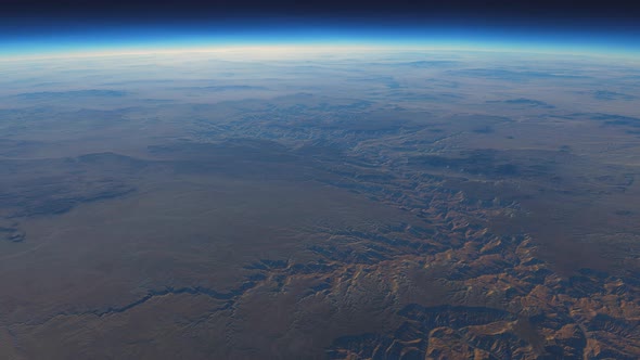 Cinematic Shot of Grand Canyon From Space by U4F | VideoHive