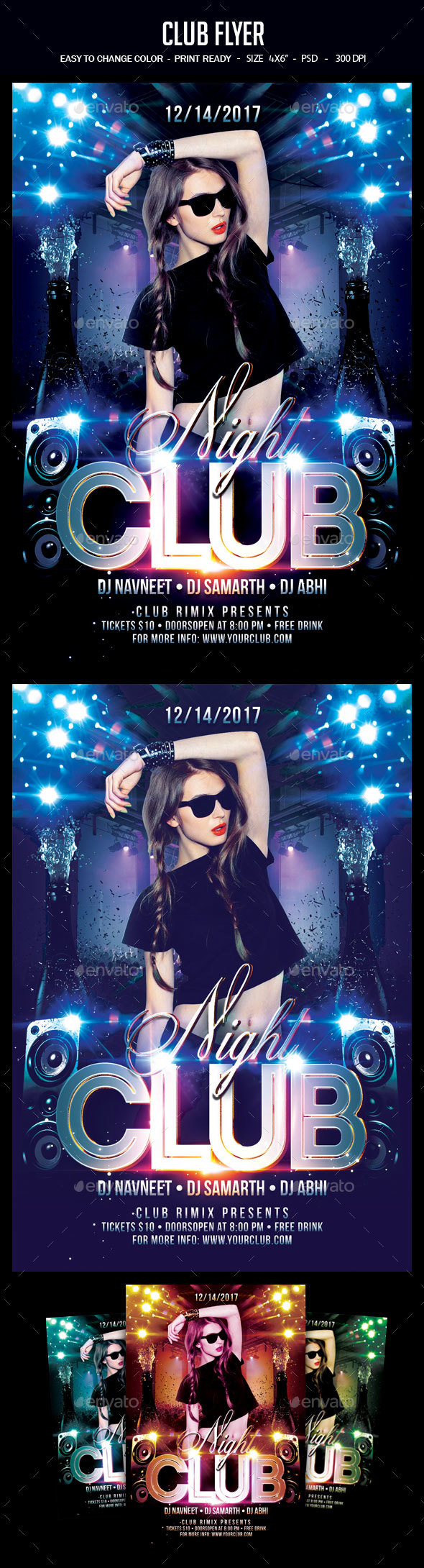 Club Flyer - Clubs & Parties Events