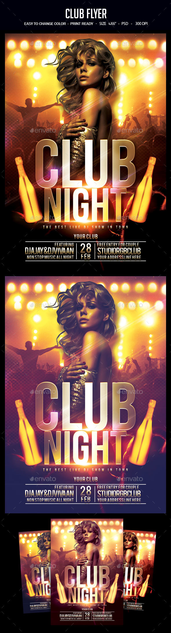 Club Flyer - Clubs & Parties Events