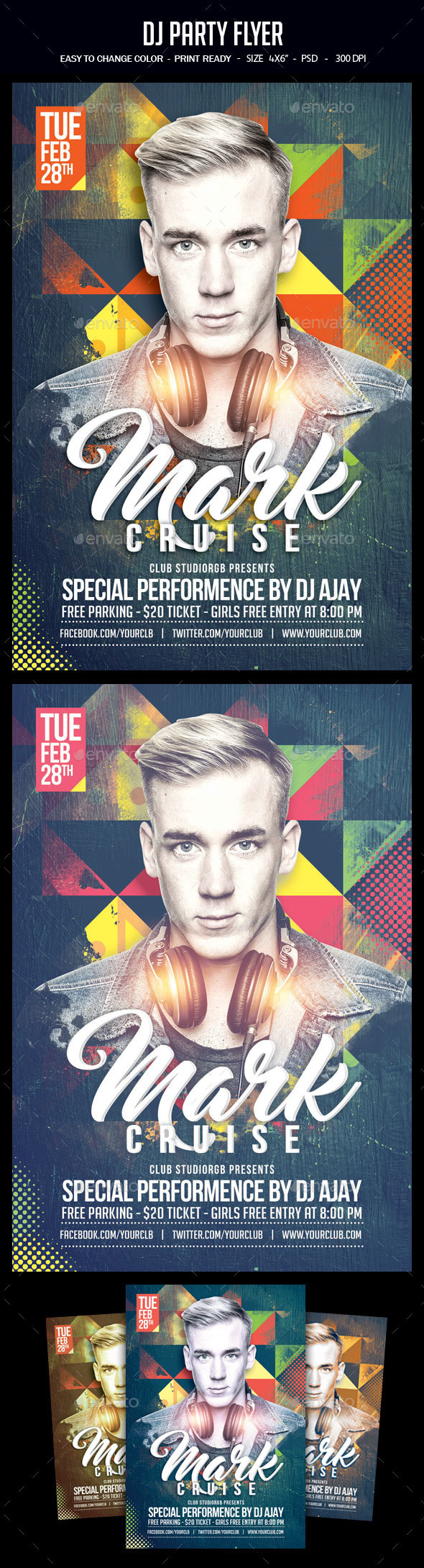 Dj Party Flyer - Clubs & Parties Events