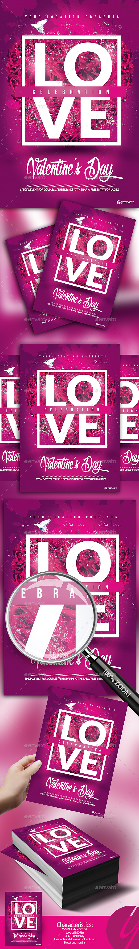 Love Celebration - Events Flyers
