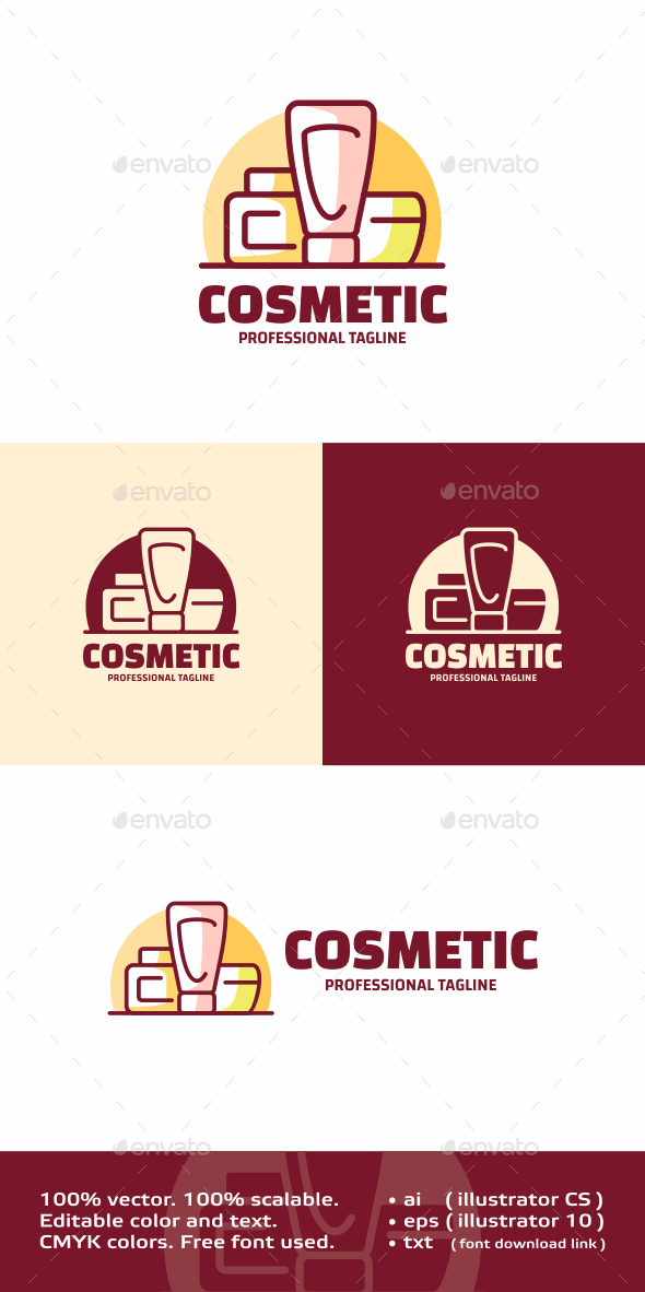 Cosmetic - Objects Logo Templates