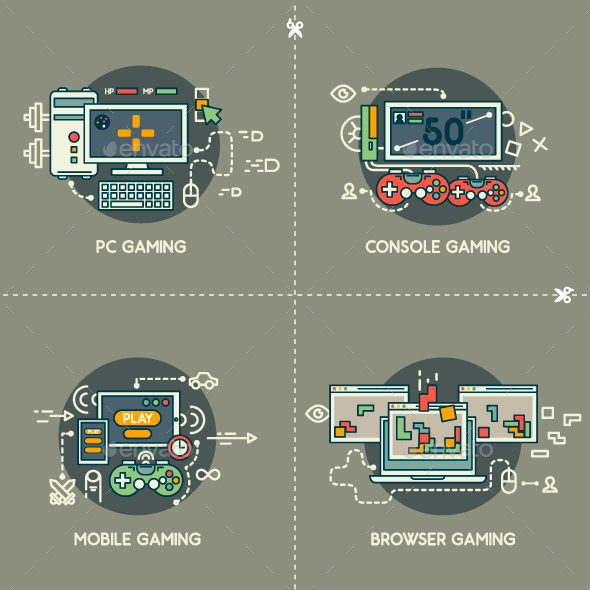 PC Gaming, Console Gaming, Mobile Gaming, Browser Gaming - Computers Technology