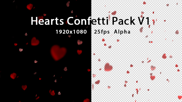 Hearts Confetti Pack V1