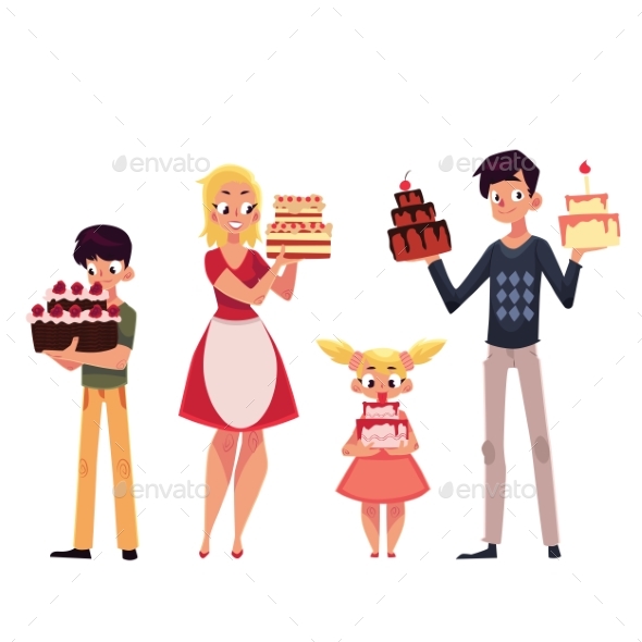 Family Members - People Characters