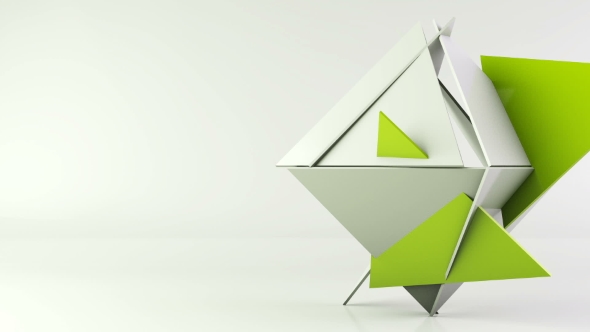Animated 3d Geometric Object