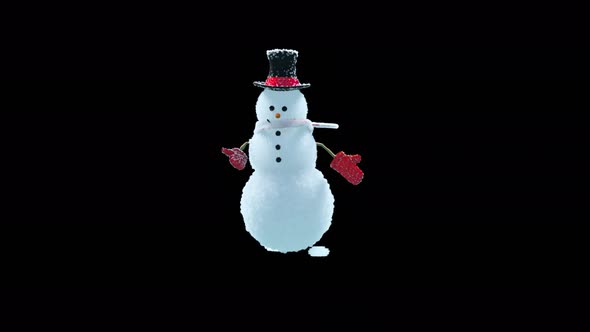 Snowman Dancing 4K alt
