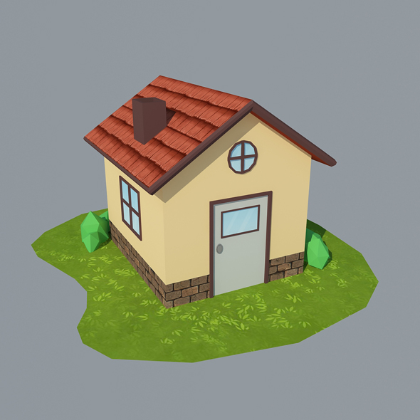 Low Poly House - 3Docean 19370732