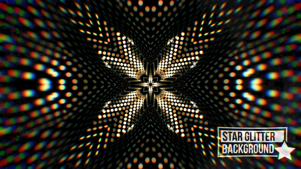 Gold Star Glitter Background V5