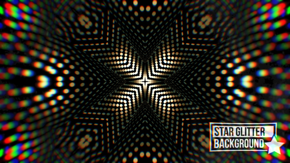 Gold Star Glitter Background V4