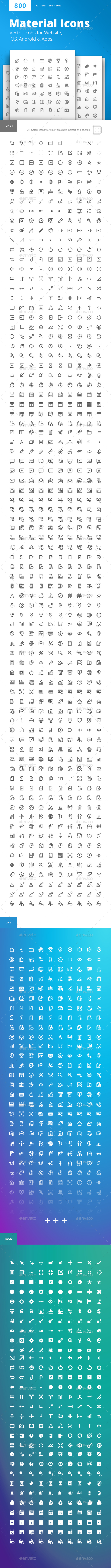 Download Material Design Icons By Puresolution Graphicriver