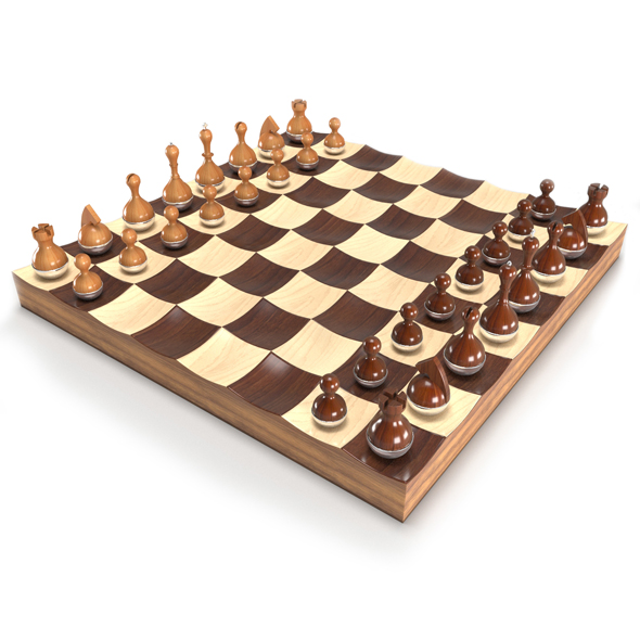 Wobble chess set - 3Docean 19371978