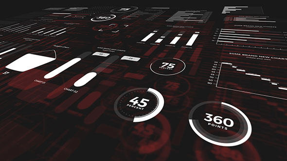 HUD Infographics Pack - VideoHive 19372032