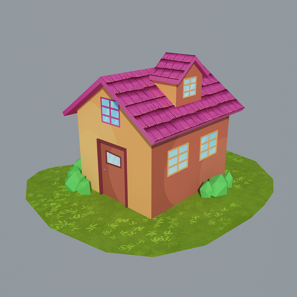 Low Poly House - 3Docean 19372553