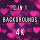 Valentine Hearts Backgrounds - VideoHive Item for Sale