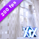 Woman Standing At Window And Opening Curtains - VideoHive Item for Sale