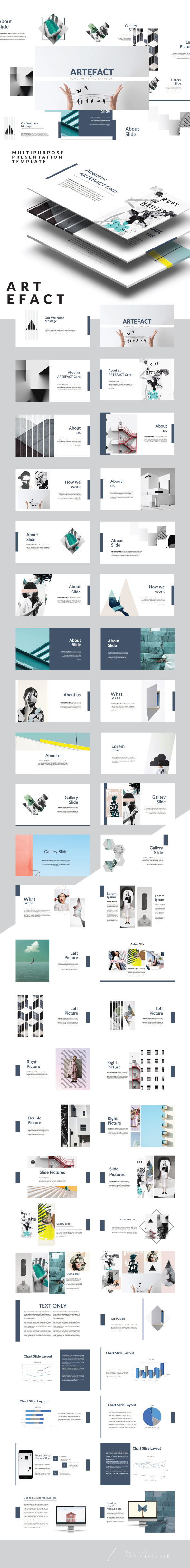 Artefact Multipurpose Keynote Template - Creative Keynote Templates