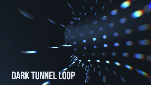 Dark Tunnel Loop Background