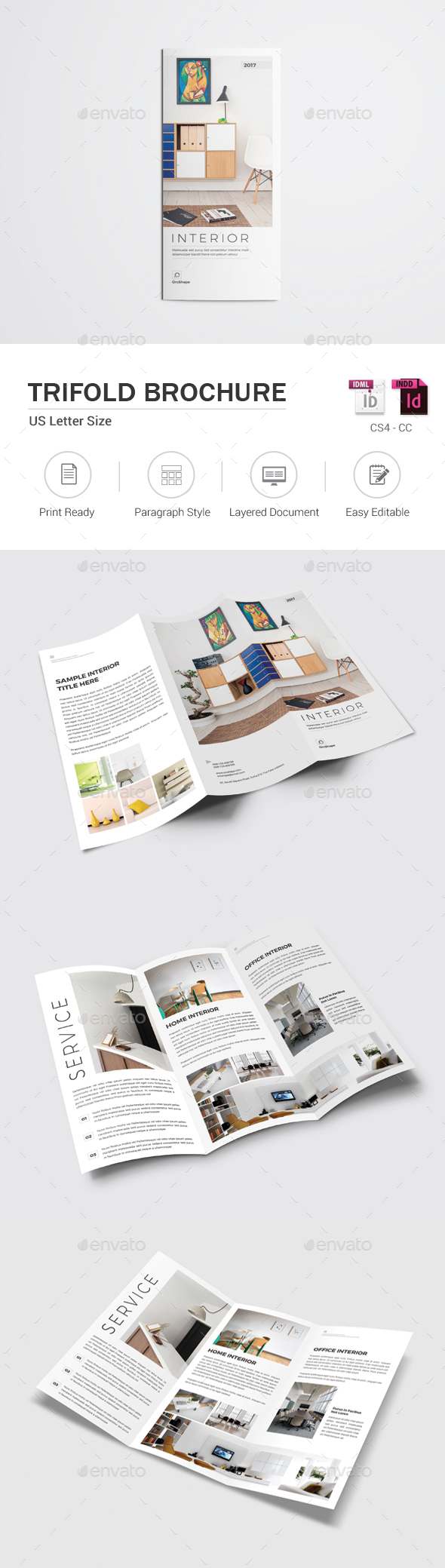 Interior Trifold Brochure - Catalogs Brochures