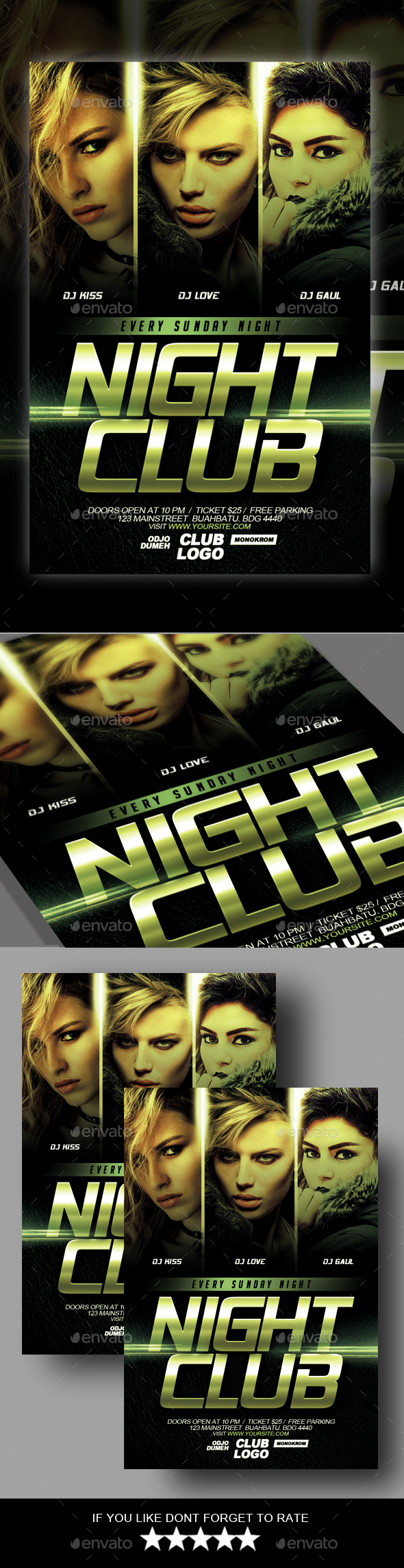 Night Club Flyer - Clubs & Parties Events