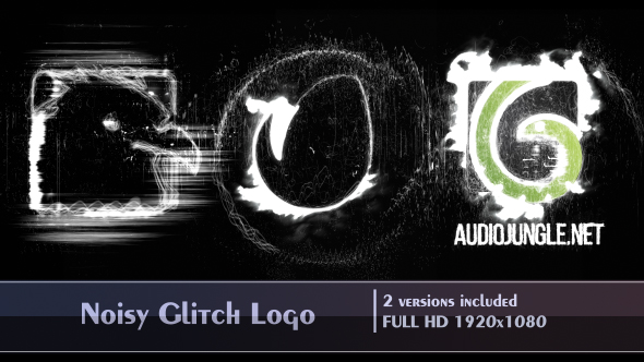 Noisy Glitch Logo - VideoHive 19375005