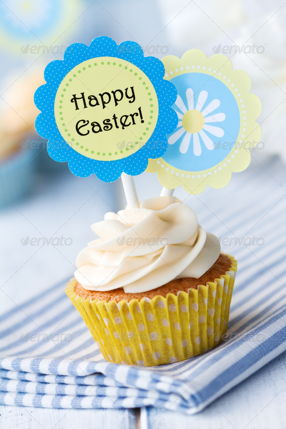 Easter cupcake - Stock Photo - Images