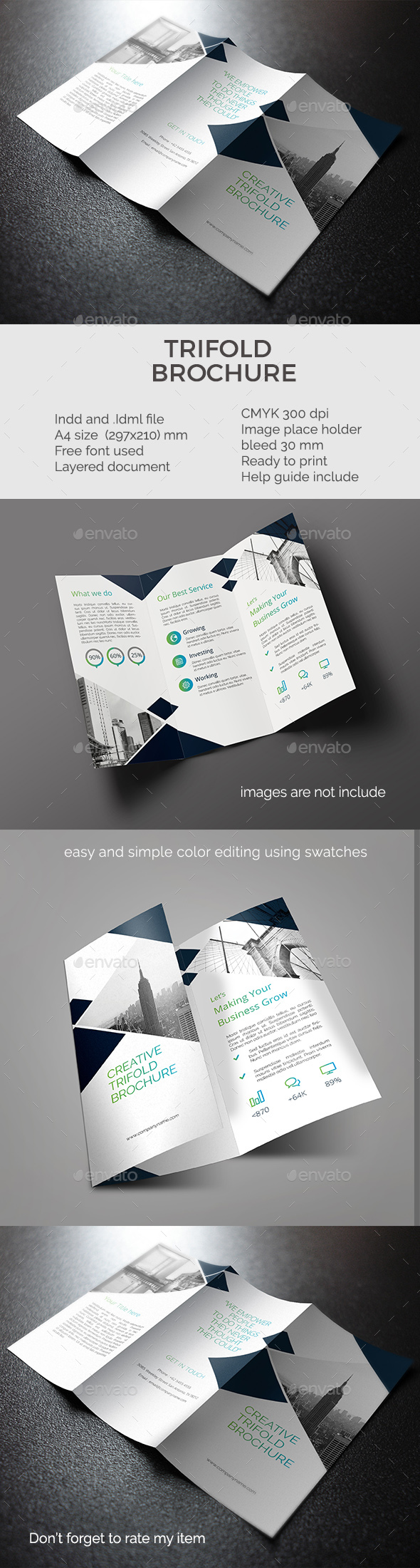 Corporate Trifold Brochure - Corporate Brochures