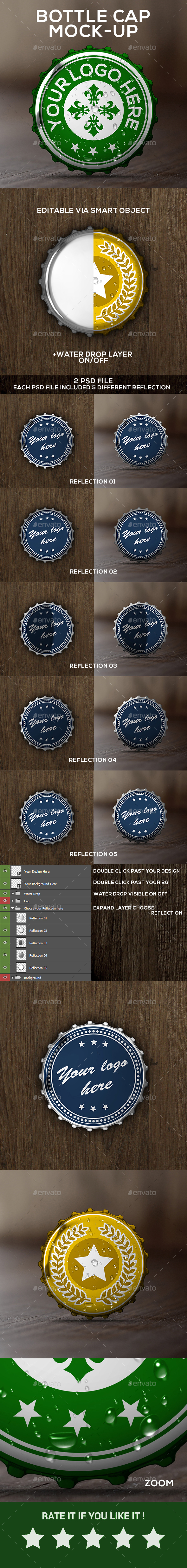 Bottle Cap Mock-up