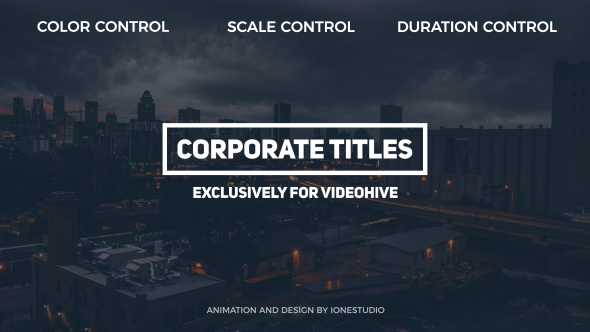 Corporate Titles - VideoHive 19379417