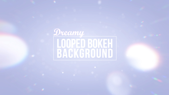Dreamy Bokeh Looped Background V3