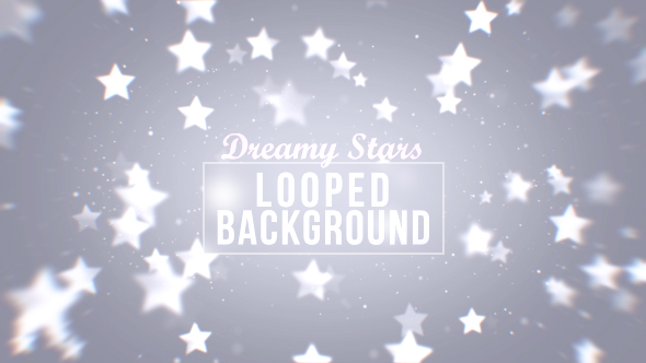 Dreamy Stars Bokeh Background V1