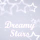 Dreamy White Stars Background - VideoHive Item for Sale