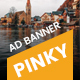 Pinky Travel HTML 5 Animated Google Banner