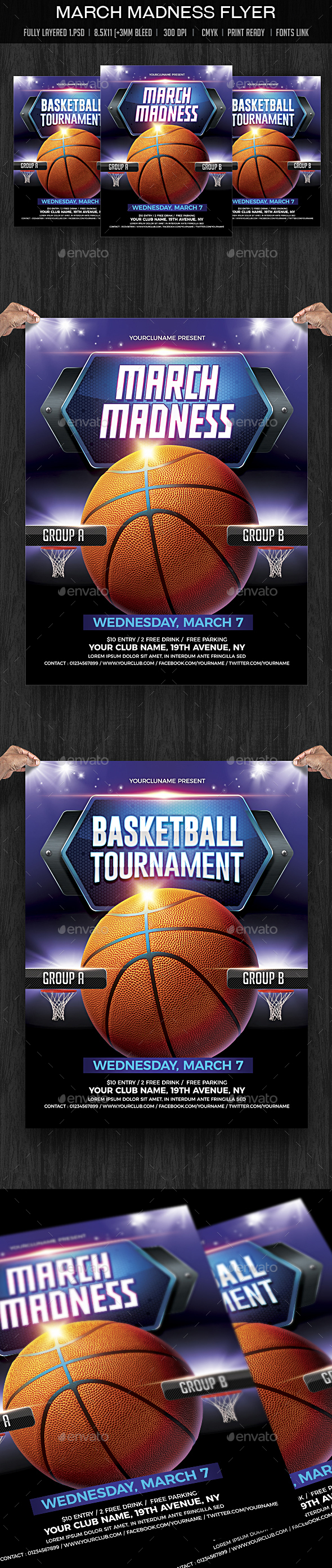 March Madness / Basketball Madness - Sports Events