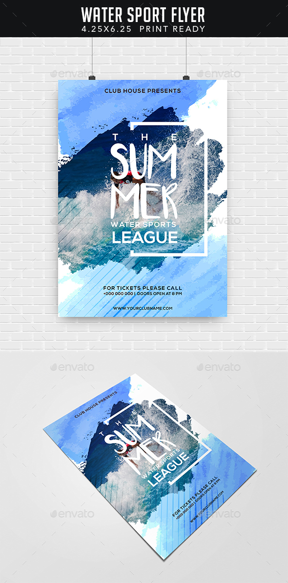 Water Sport Flyer - Sports Events