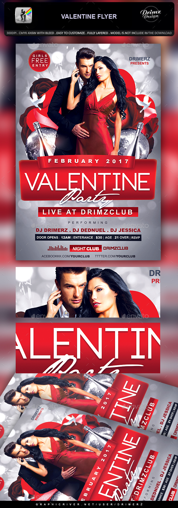 Valentine Flyer - Events Flyers