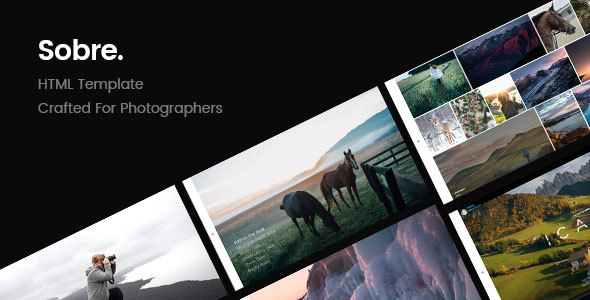 sobre minimal photography portfolio html template by deothemes photography portfolio templates