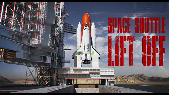 Space Shuttle Lift - VideoHive 19386212