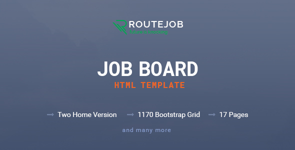 ROUTEJOB - Job Board HTML Template