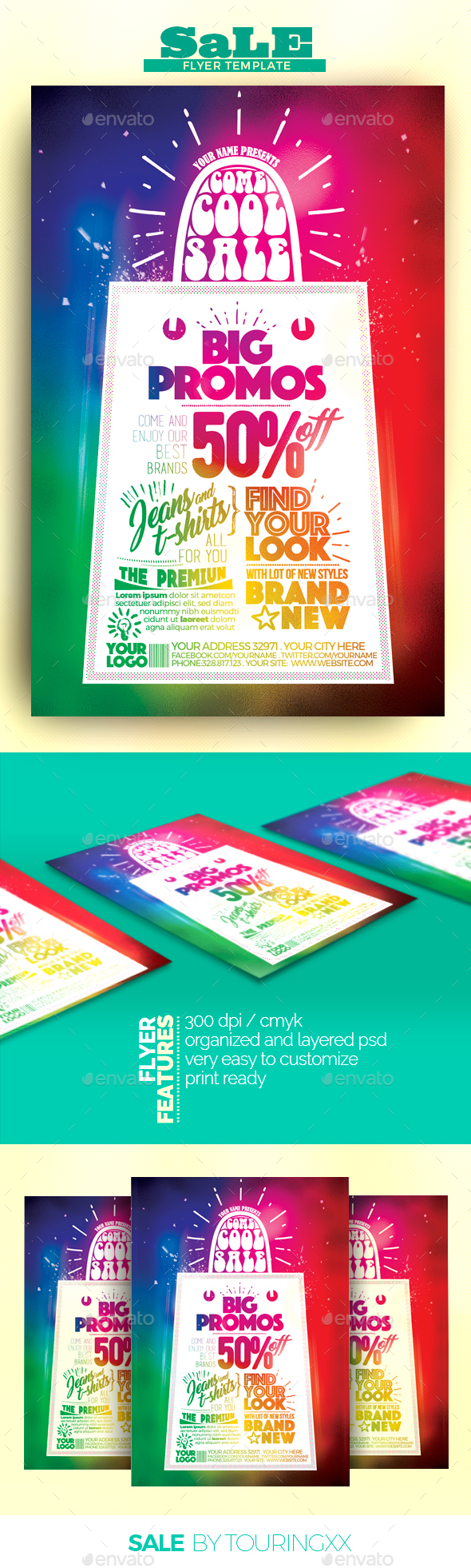 Sale Flyer Template - Flyers Print Templates